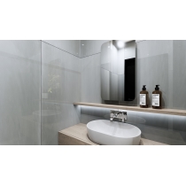 MIMICA - 18X35 MIRROR, SILVER, GLOSSY